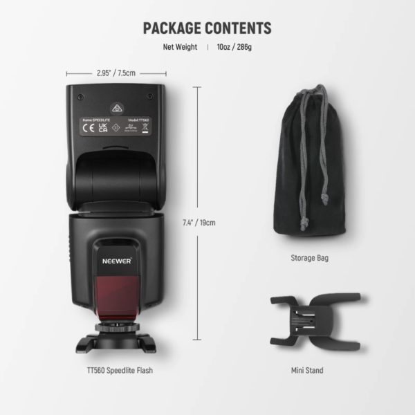 Neewer Tt560 Speedlite Flash for Dslr Cameras