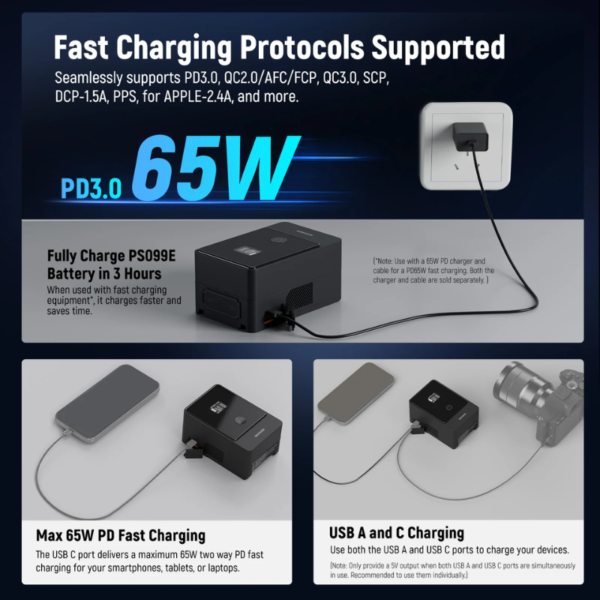 NEEWER PS099E Mini 6800mAh 14.5V 99Wh V Mount Battery