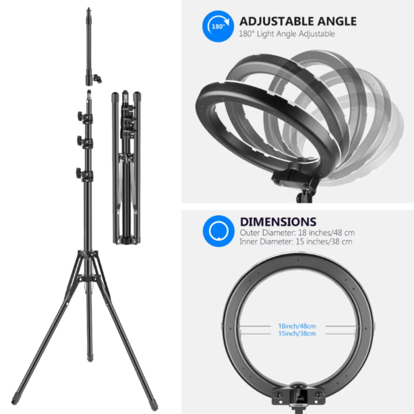 NEEWER RGB18-APP 18'' RGB Ring Light Kit
