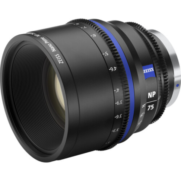 ZEISS Nano Prime 75mm/T1.5 E Mount lens