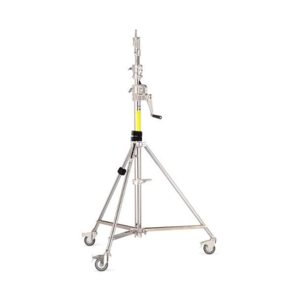 Avenger Wind Up Stand Cs 3.0m/9.8ft 2 Riser, Braked Wheels
