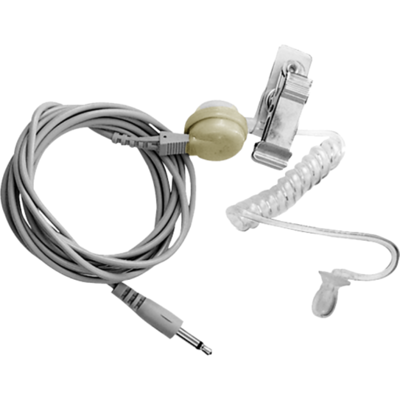 Rts Ces-2 is a Complete Earset Kit for Intercom Systems. It Includes an Rtv-04 Earset Receiver, a Cmt-98 5' Headphone Cable with a 3.5mm Connector, and an Et-4 Acoustic Eartube.