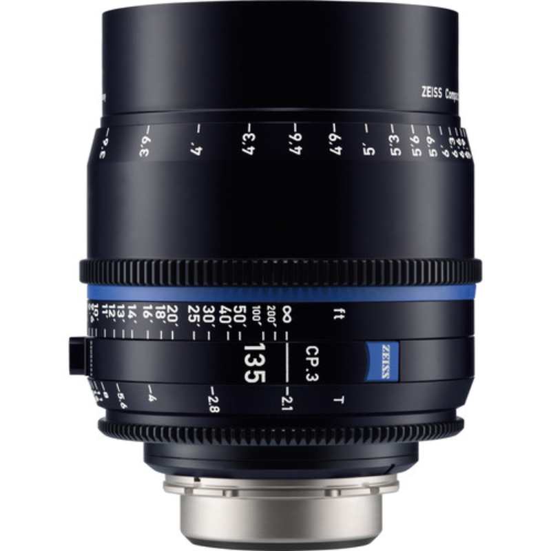 CP.3 135 ZEISS CP.3 135mm T2.1 Compact Prime Lens (PL Mount, Meters)