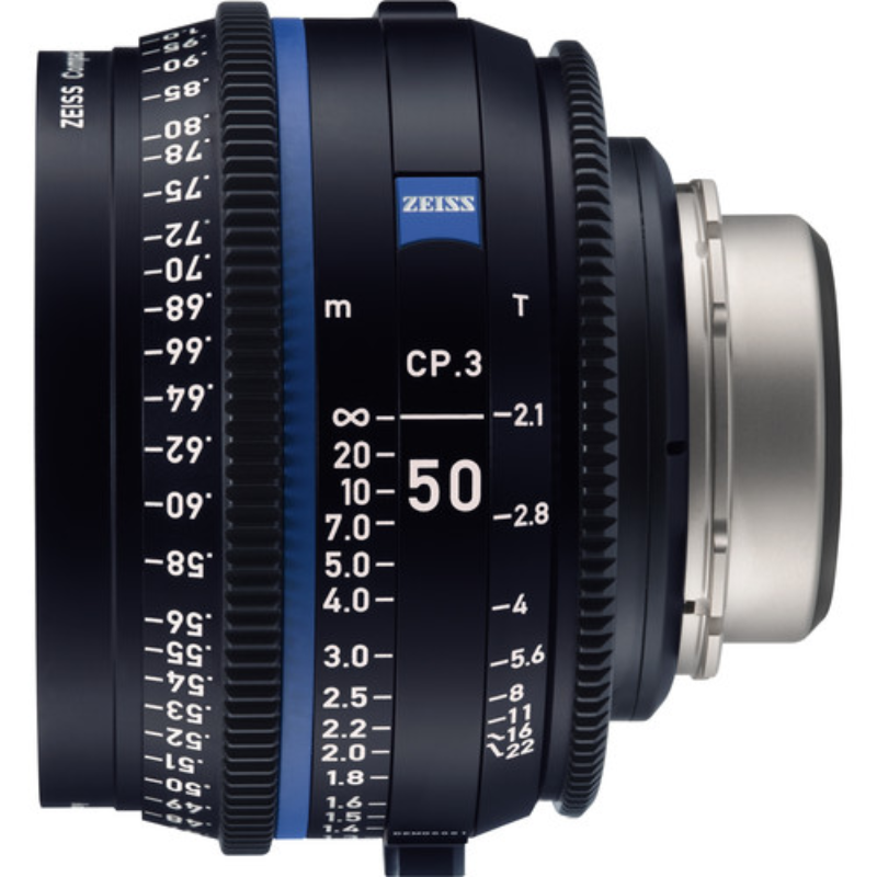 ZEISS CP.3 50mm T2.1 Compact Prime Lens (PL Mount, Meters)