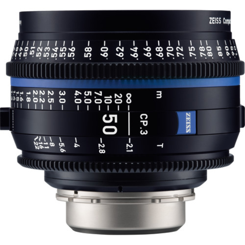 ZEISS CP.3 50mm T2.1 Compact Prime Lens (PL Mount, Meters)