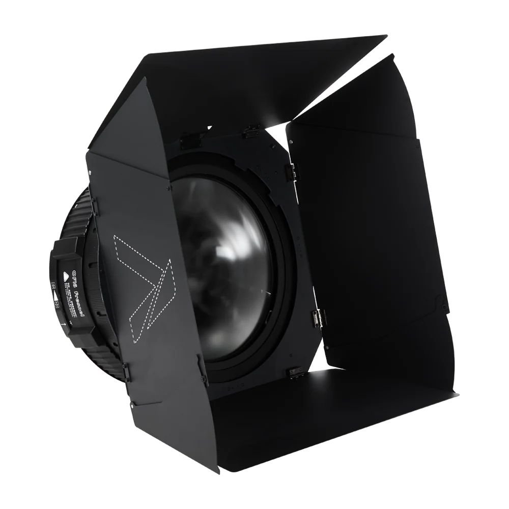 F16 Fresnel with Barndoors | Spotx Aputure F16 Fresnel with Barndoors