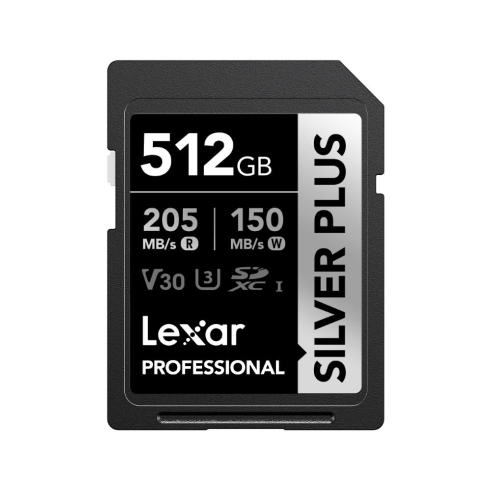 Lsdsipl512g-bnnng | Spotx 512 Gb Lexar Professional Silver Plus Memory Card with Read Speeds ~205 Mb/s and 150 Mb/s