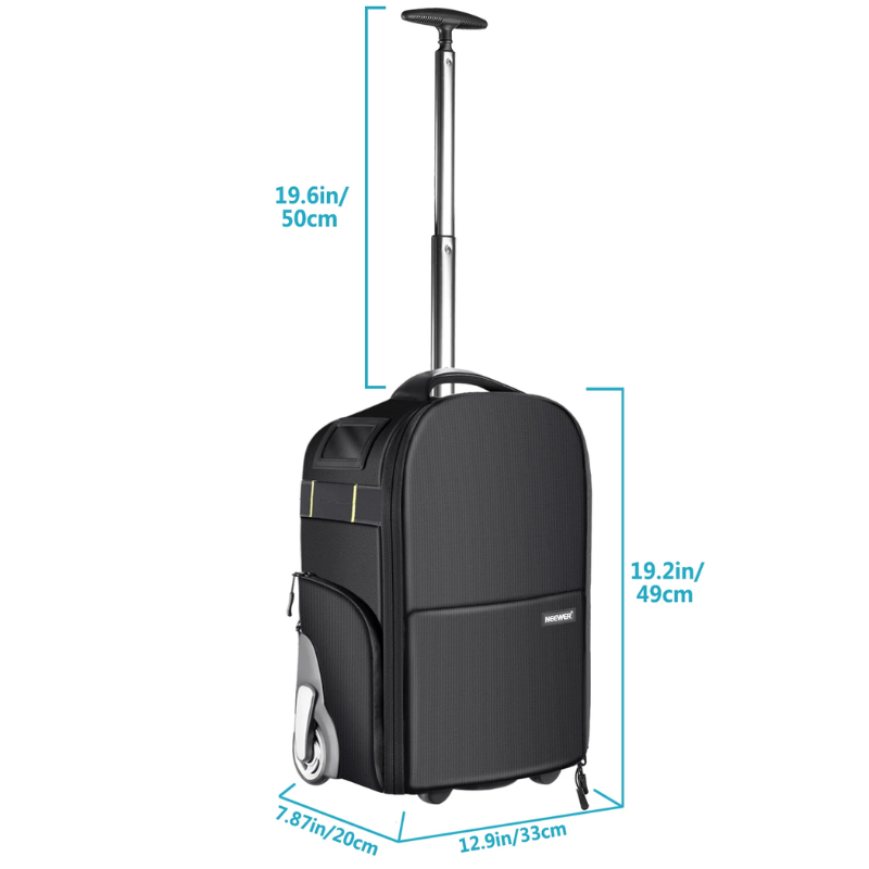 66600744 NEEWER 19.2"x12.9"x7.87" 2-in-1 Trolley Backpack