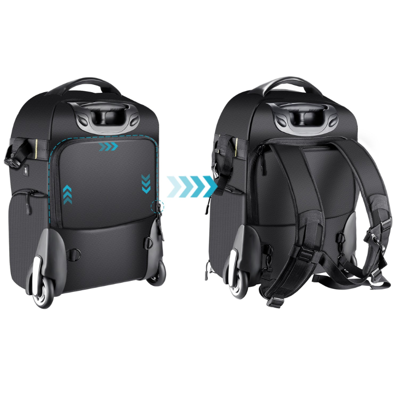 66600744 NEEWER 19.2"x12.9"x7.87" 2-in-1 Trolley Backpack