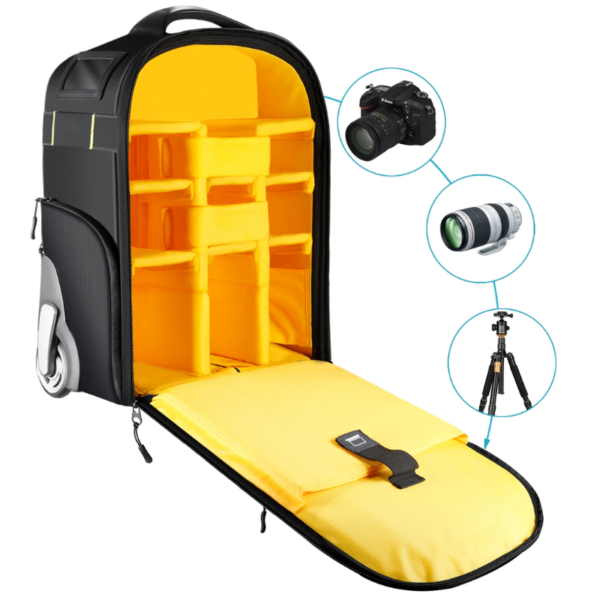 66600744 NEEWER 19.2"x12.9"x7.87" 2-in-1 Trolley Backpack