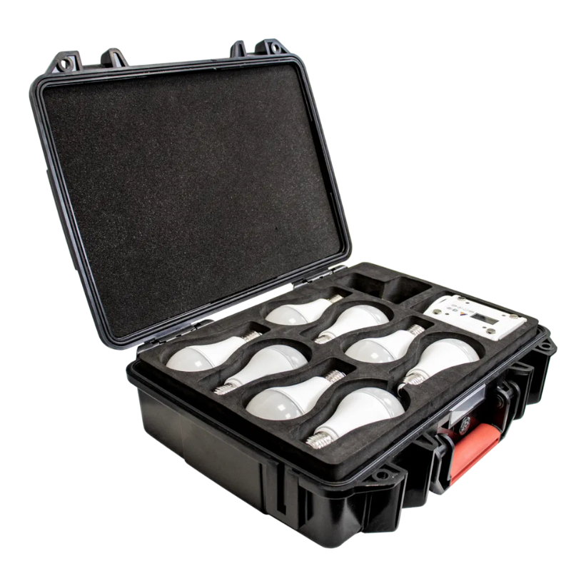 NYX LED Bulbs with Power Station, Case, and Accessories