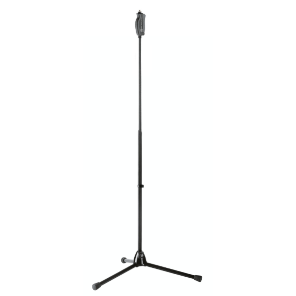 One hand microphone stand