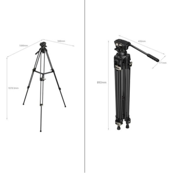 Smallrig Heavy Duty Fluid Head Tripod AD-01 3751B