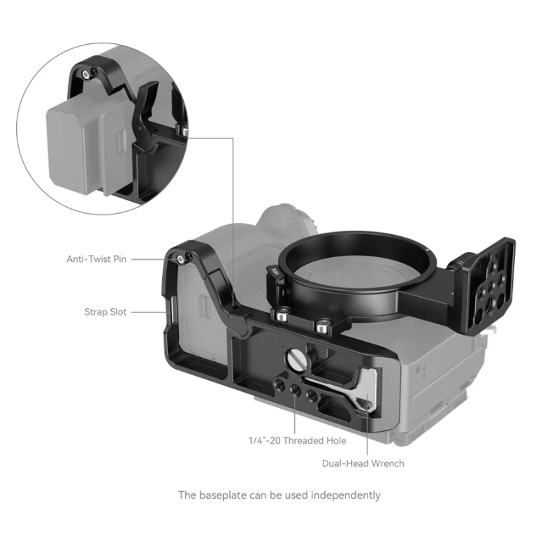 SmallRig Rotatable Horizontal to Vertical Mount Plate α7Kit