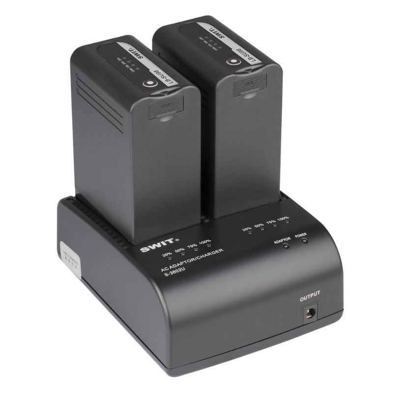SWIT Dual Charger Adapter for Sony BP-U Batteries