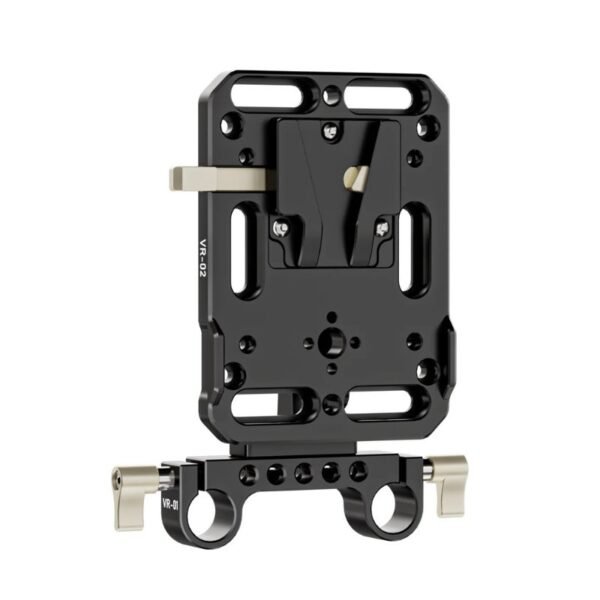 v-mount battery plate with arm