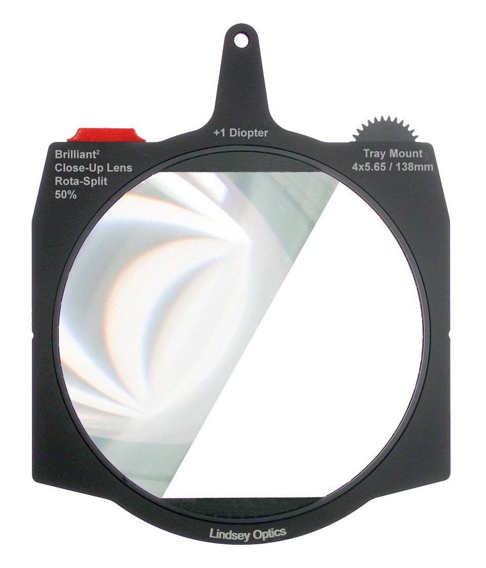 L-4565-DIOPTER1-RSPLIT-50 4 x565" +1 Diopter Rota-Split Close-Up Lens 50%