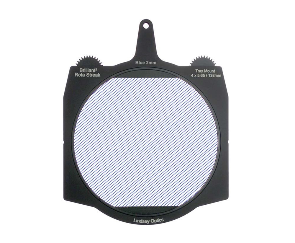 L-4565-RSTREAK-BLUE-2MM Brilliant² 4x5.65" Rota-Streak™ BLUE 2mm
