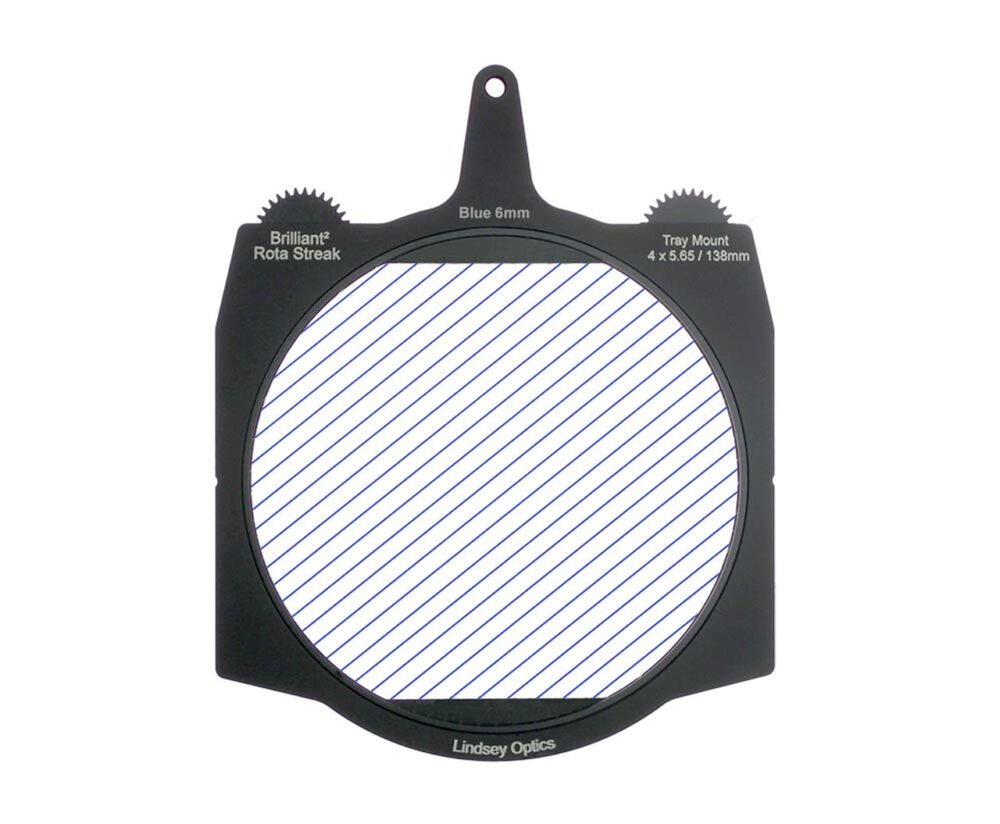 L-4565-RSTREAK-BLUE-6MM Brilliant² 4x5.65" Rota-Streak™ BLUE 6MM