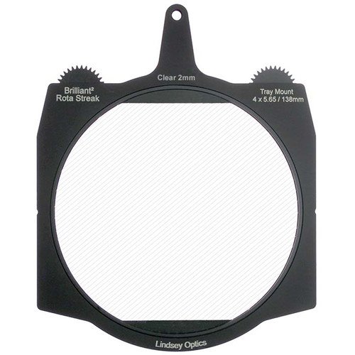 4 x 5.65" Rota-Streak Filter Blue-Clear, 2mm