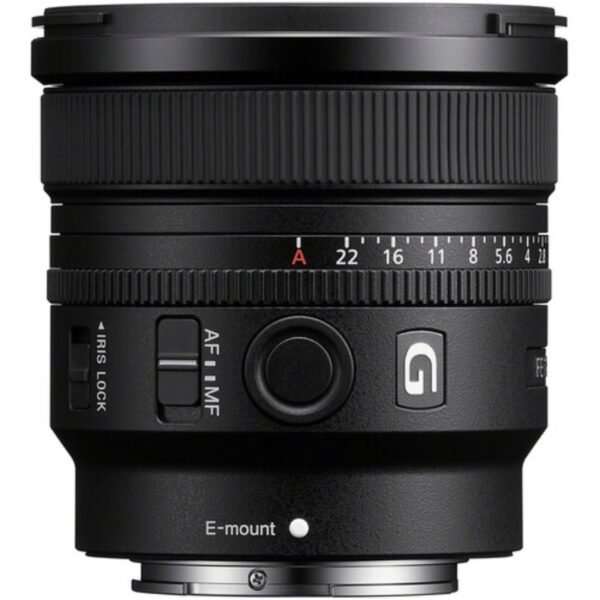 Sony SEL16F18G prime lens