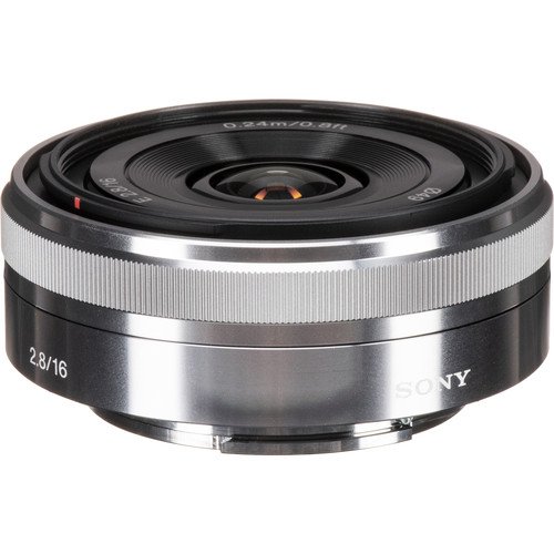 E 16mm F2.8 Lens (silver)