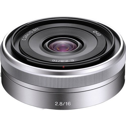 E 16mm F2.8 Lens (silver)