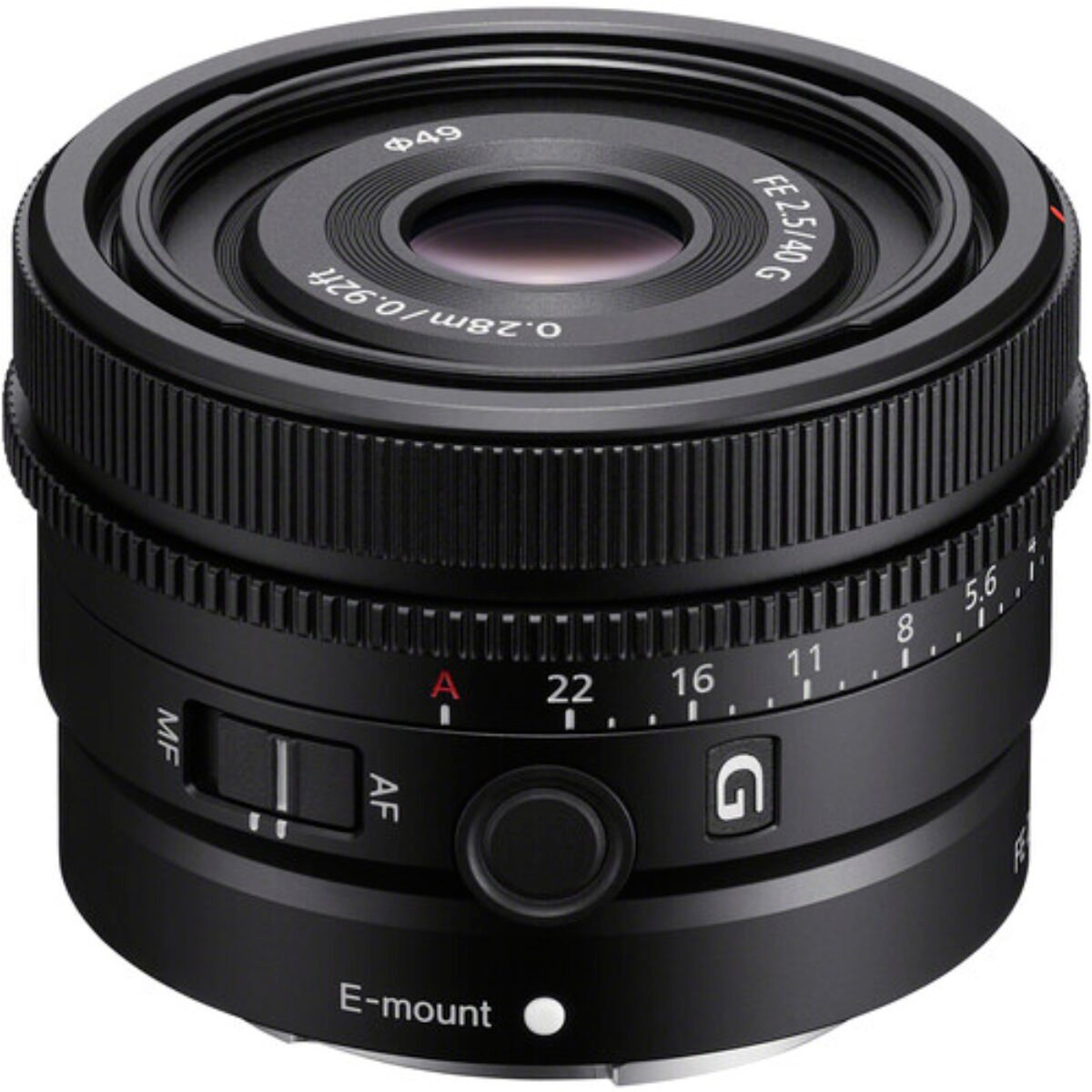 Sony SEL40F25G FE 40mm F2.5 Compact Prime G Lens