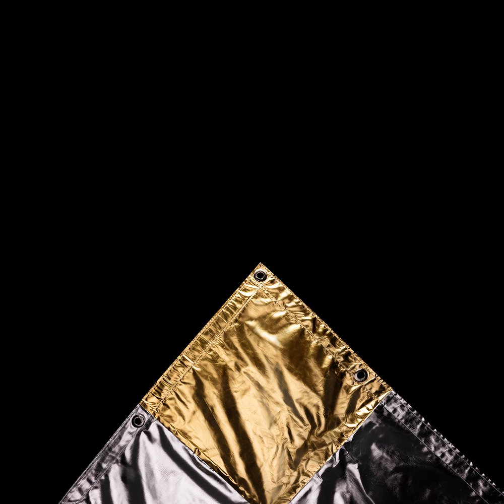 Checkerboard Silver/gold Cloth