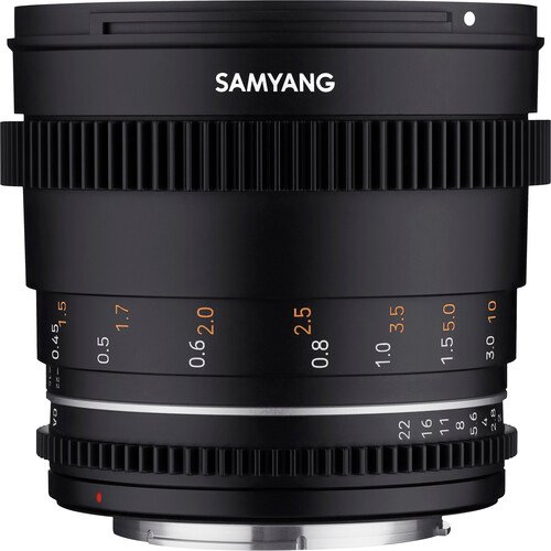 Samyang 50mm T1.5 VDSLR MK2 Cine Lens RF Mount