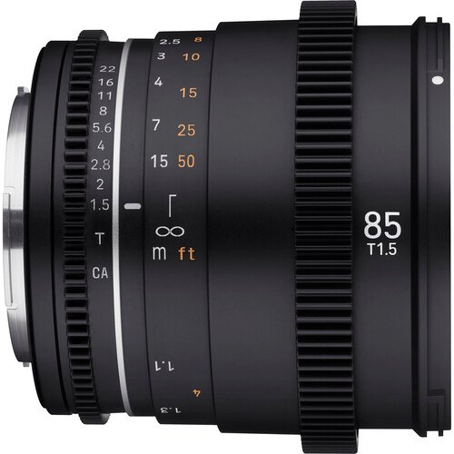 Samyang 85mm T1.5 VDSLR MK2 Cine Lens RF Mount