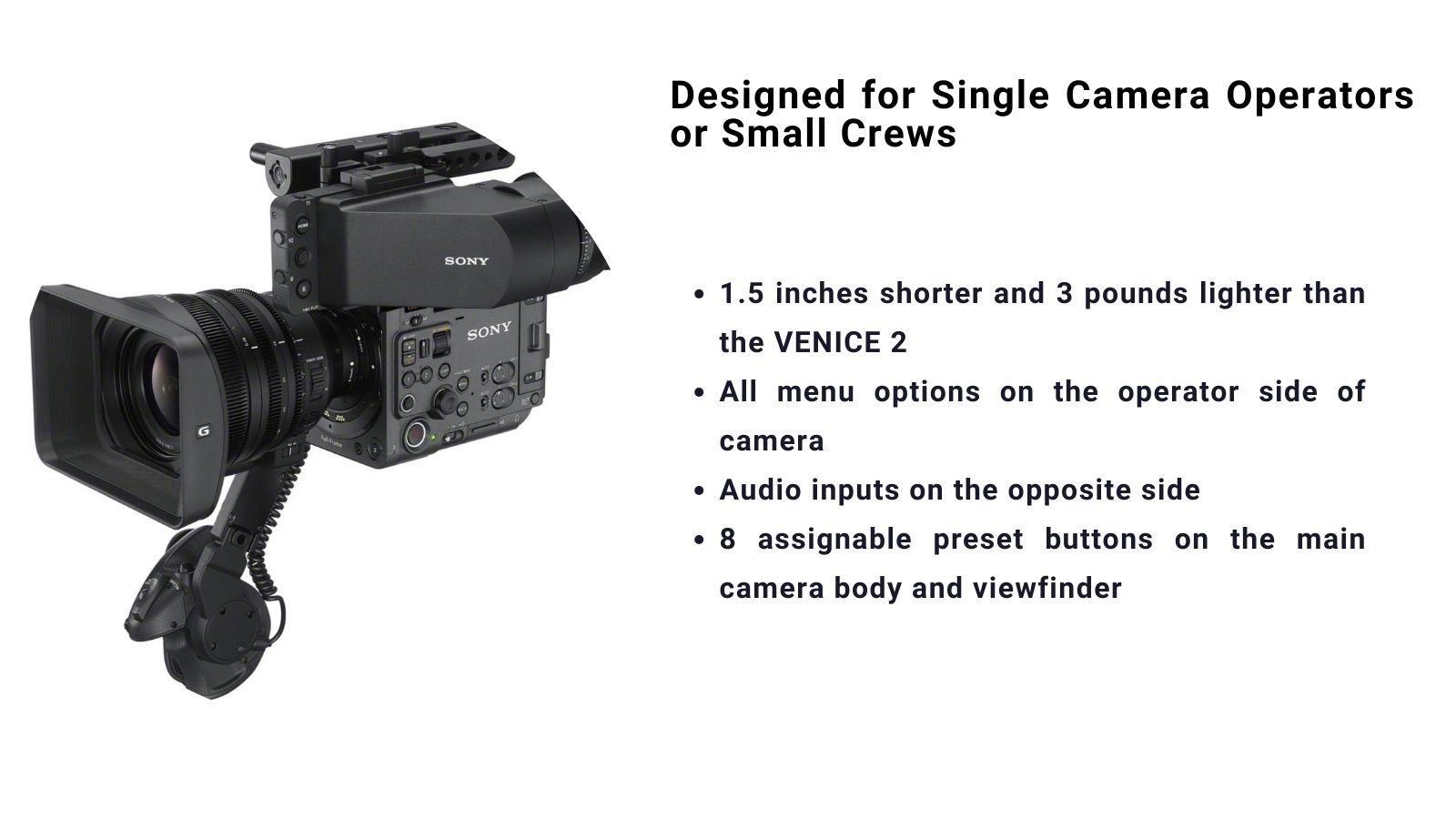 Sony Small Crews