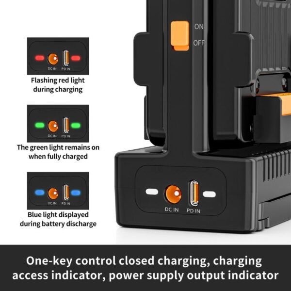 ZGCINE VM-C2 Charger Kit With Hot Switching Output