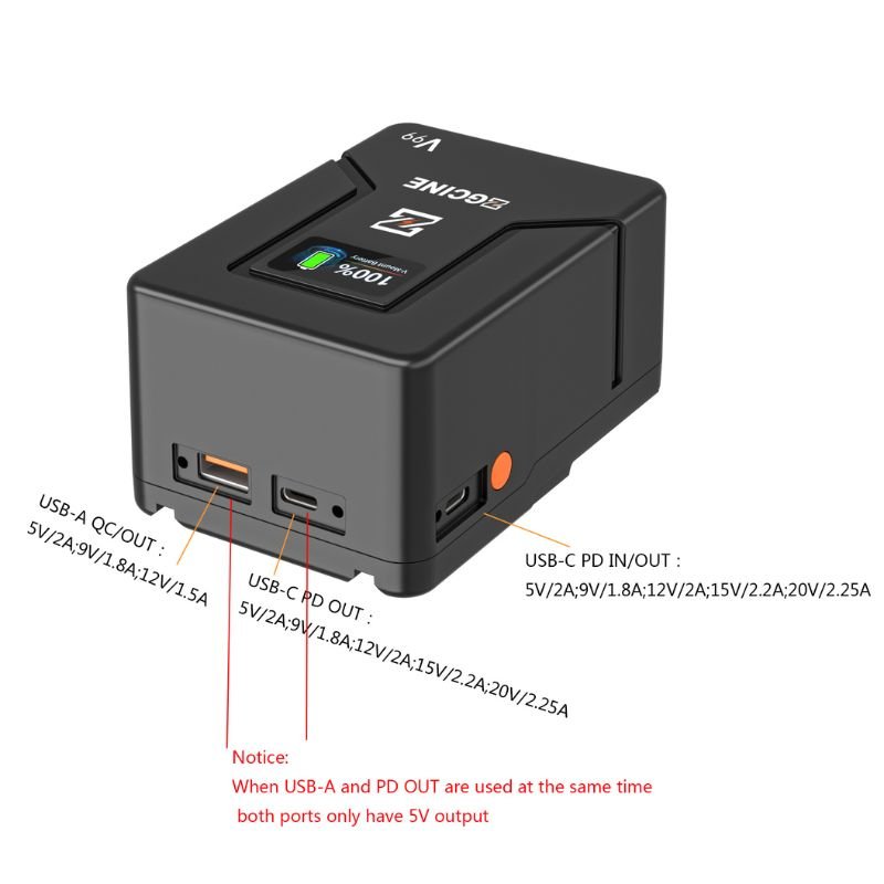 ZGCINE V-MOUNT BATTERY 99Wh POCKET SIZE