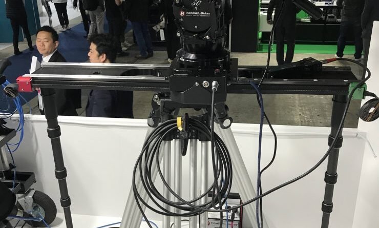 film production camera rig slider commercial shoot