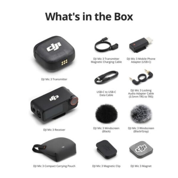 DJI Mic 3 1 person Microphone