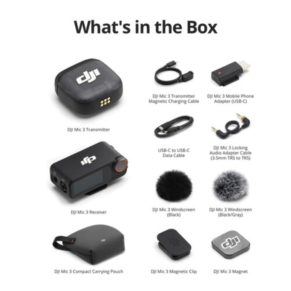 Dji Mic 3 1 Person Microphone